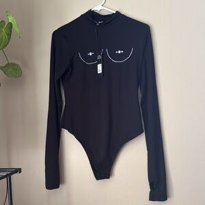 Fashion nova long sleeve body suit